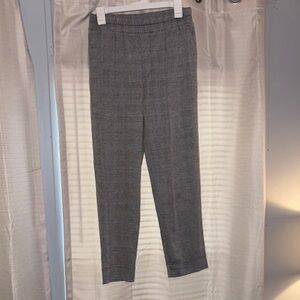 Gray Plaid Trousers